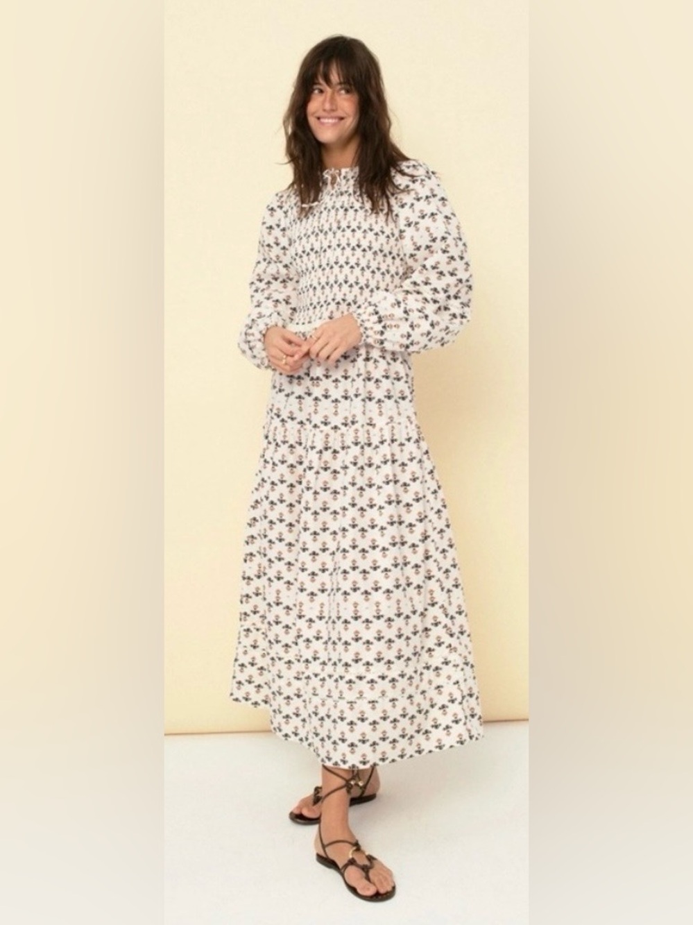 Sonmer Camilla dress in Ecru. NWt